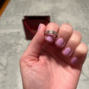 Cartier love wedding band